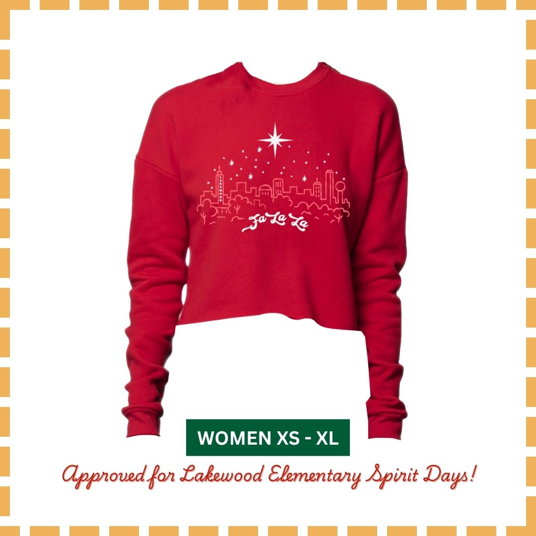 Lakewood Skyline Crop Sweatshirt (Adult)
